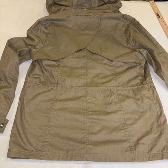 Sam Edelman Womans Utility Jacket Size L, Gorpcore Khaki Y2K Essential outdoor - Picture 7 of 11